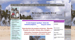 Desktop Screenshot of georgettebravot.com