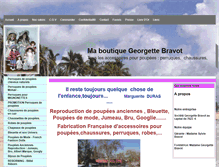 Tablet Screenshot of georgettebravot.com